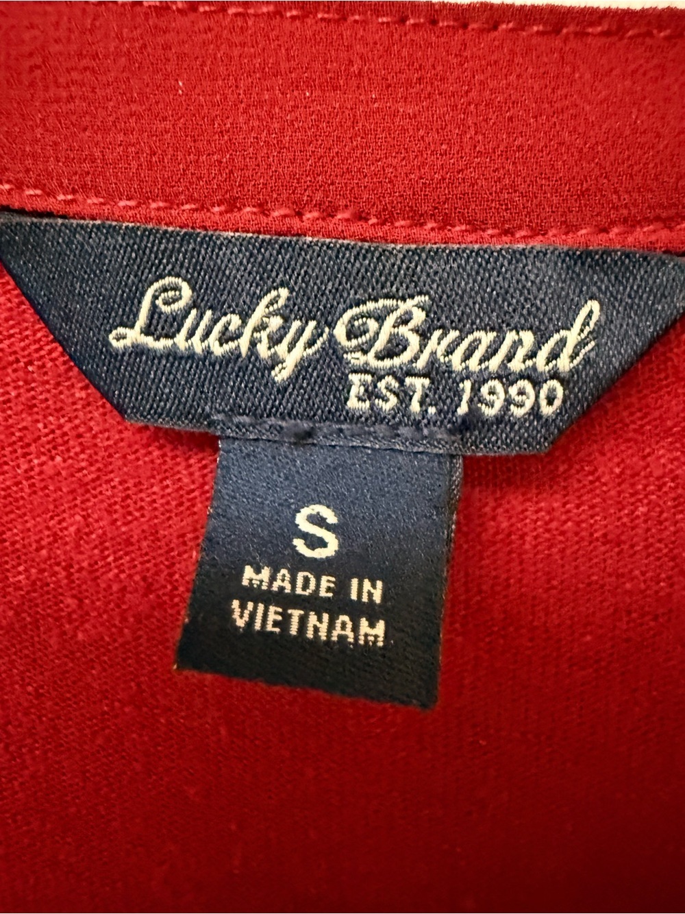 Lucky Brand blouse Size S - Picture 4 of 4